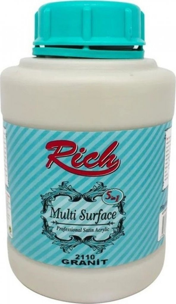 Rich Multi Surface Akrilik Boya 1250CC 2110 Granit ürün görseli 1