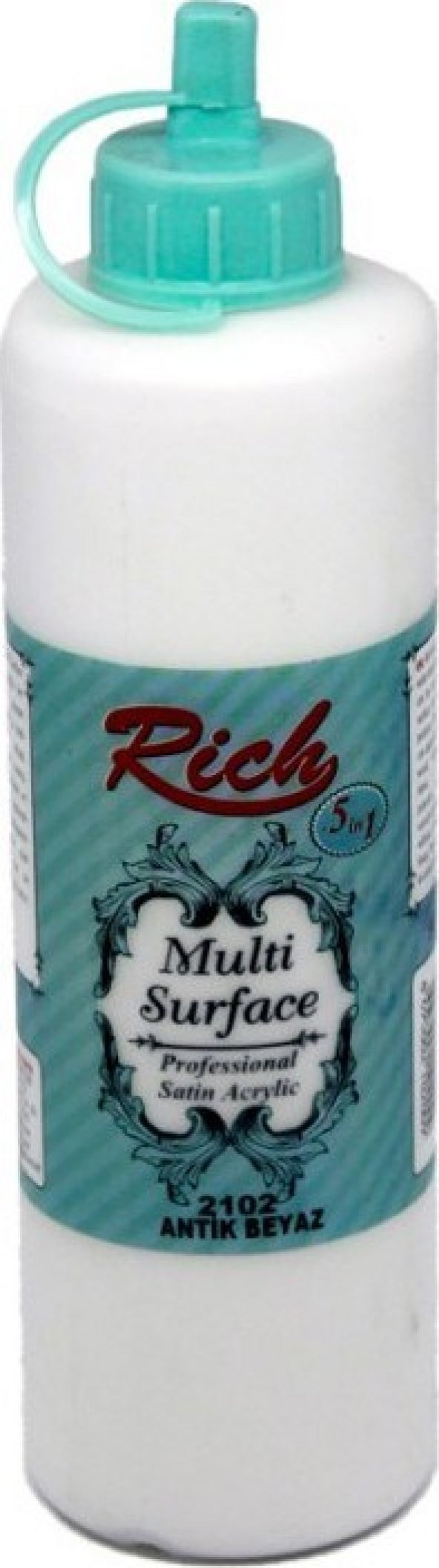 Rich Multi Surface 500 cc Antik Beyaz 2102 Akrilik Boya ürün görseli 1