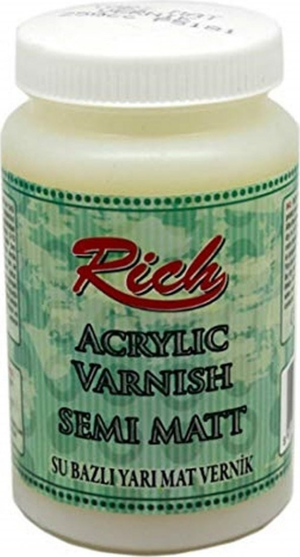Rich Yarı Mat Vernik Su Bazlı 250 cc ürün görseli 1