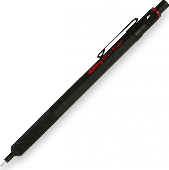 Rotring 600 Siyah Versatil Kalem 0.5 ürün görseli 1