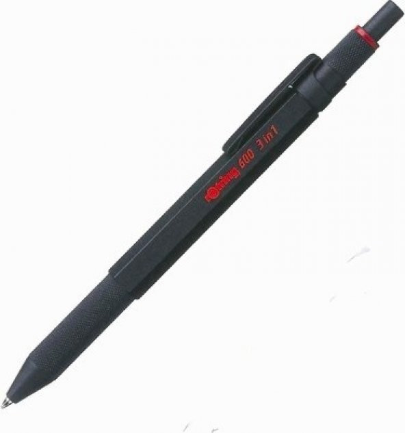 Rotring 600 Siyah Multipen Üç Fonksiyonlu Kalem ürün görseli 1