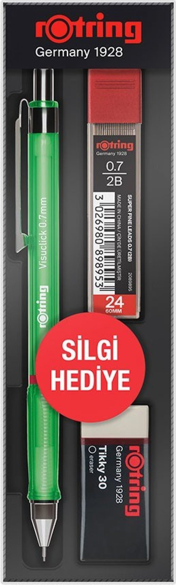 Rotring Visuclick Versatil Kalem Okul Seti Yeşil 0.7 Mm RO-VK07 ürün görseli 1