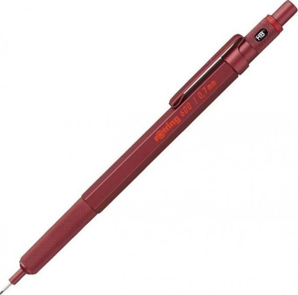 Rotring 2114265 600 Versatil Kalem 0.7 Kırmızı ürün görseli 1