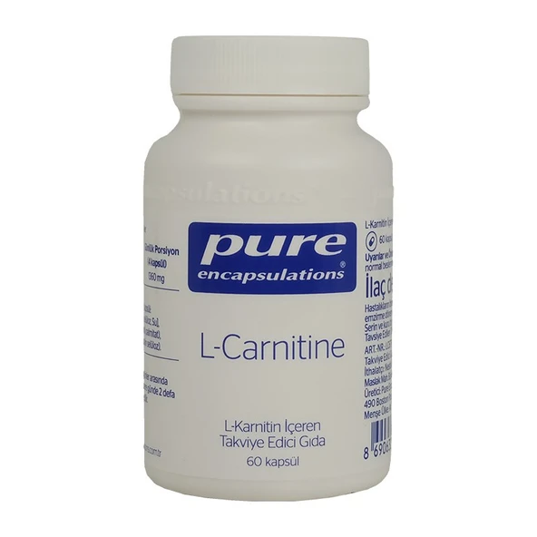 Pure Encapsulations L-Carnitine 60 Kapsül ürün görseli 1