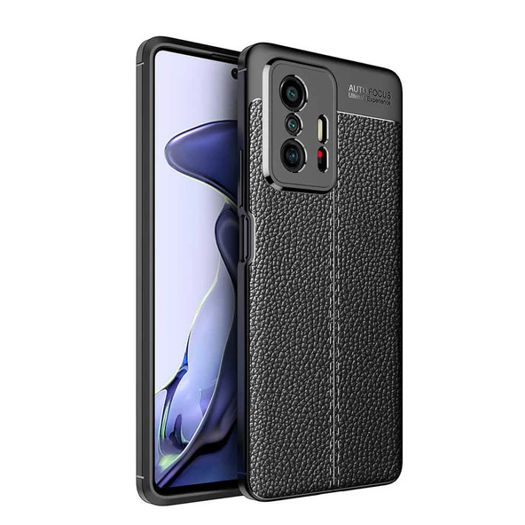 Xiaomi Mi 11T Pro 5G Kılıf Zore Niss Deri Desenli Silikon Kılıf ürün görseli 1