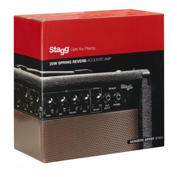 STAGG 20 AA R EU AKUSTİK GİRAT AMFİSİ ürün görseli 1