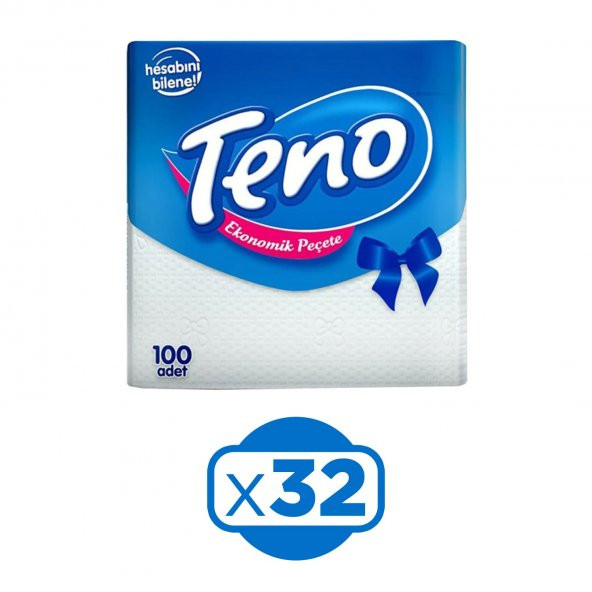 Teno Peçete 100 lü 32 Paket ürün görseli 1