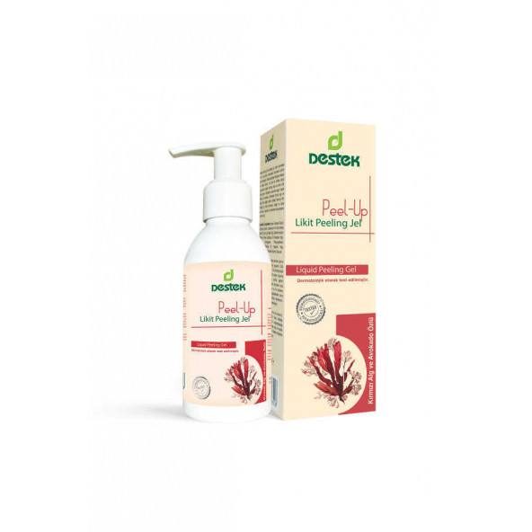 DESTEK LİKİT PEELİNG JEL 150 ML(Kırmızı Yosun Özlü) ürün görseli 1