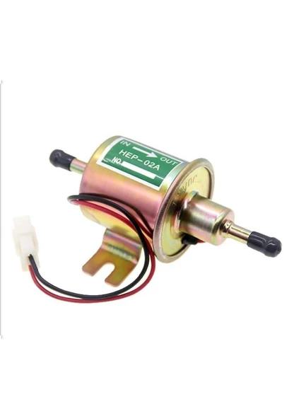 ÜNİVERSAL YAKIT POMPASI 12 VOLT 1 MPA 2.5 - 4 PSİ HEP-02 HEP-02A ürün görseli 1