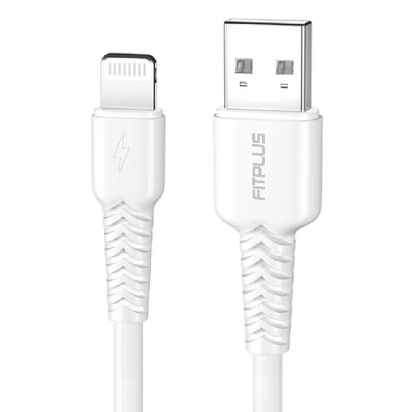 FitPlus Bianca B422 USB - iPhone Lightning Flex Şarj Kablosu 2.4A 1mt - Resim 3