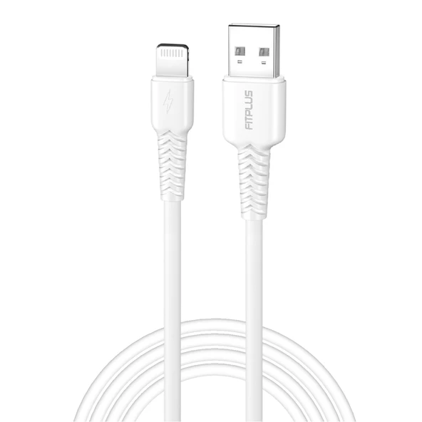 FitPlus Bianca B422 USB - iPhone Lightning Flex Şarj Kablosu 2.4A 1mt - Resim 2