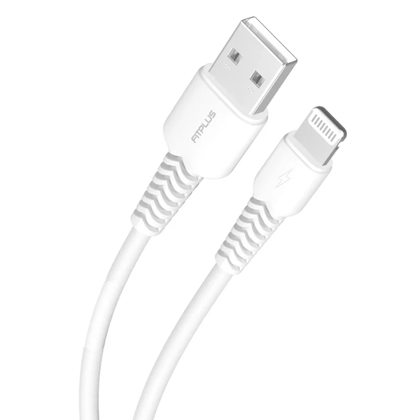 FitPlus Bianca B422 USB - iPhone Lightning Flex Şarj Kablosu 2.4A 1mt ürün görseli 1