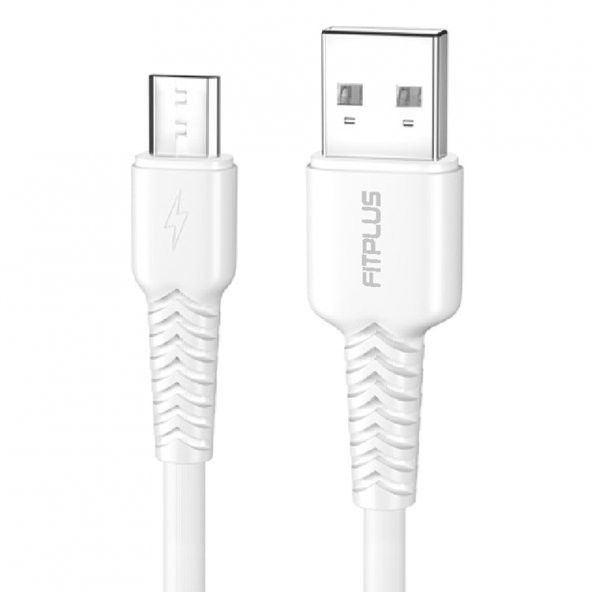 FitPlus Bianca B421 USB - Micro USB Flex Şarj Kablosu 2.4A 1mt - Resim 3