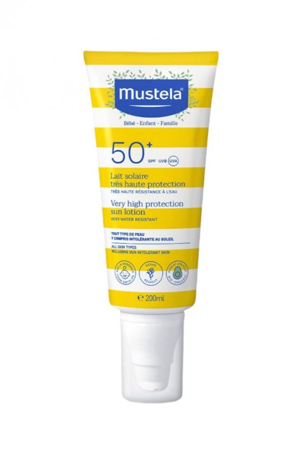 MUSTELA Very High Protection Sun Lotion 200 ml ürün görseli 1