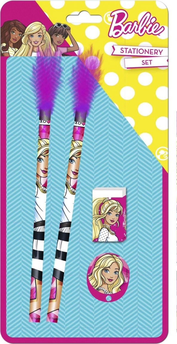 Dolphin Barbie B-3811 Blisterli Kirtasiye Seti ürün görseli 1