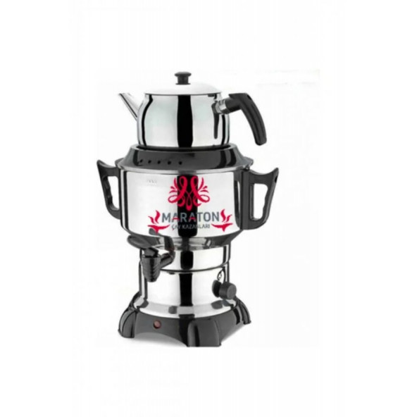 Çay Semaveri 4.5lt Elektrikli Çay Makinesi Çelik Çaycı ürün görseli 1