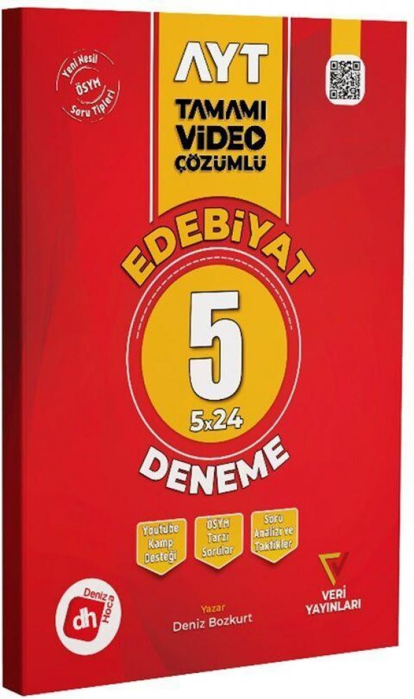 AYT Edebiyat 5 Deneme Veri Yayınları ürün görseli 1