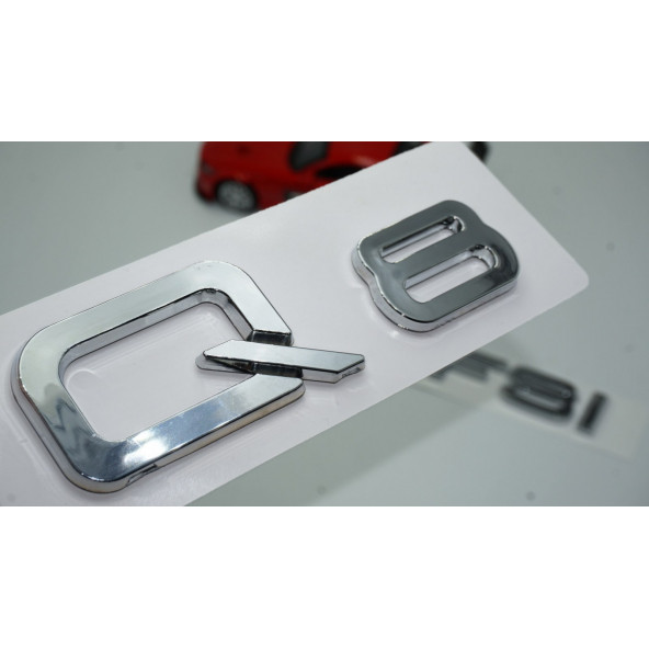 Audi Q8 35 TFSi Krom ABS 3M 3D Bagaj Yazı Logo Orjinal Ürün ürün görseli 1