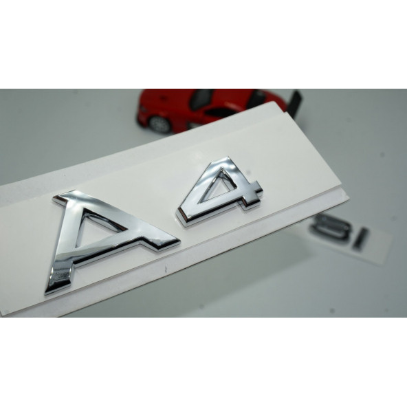 Audi A4 30 TFSi Krom ABS 3M 3D Bagaj Yazı Logo Orjinal Ürün ürün görseli 1