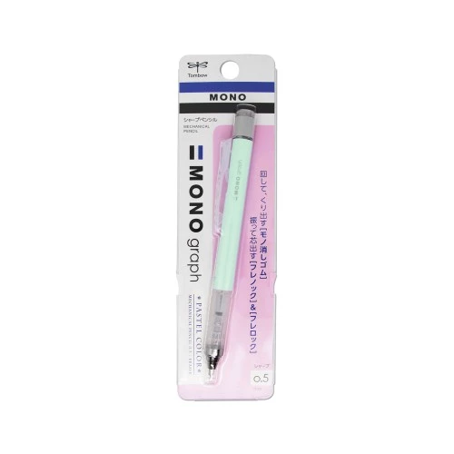 Tombow MonoGraph Mekanik Uçlu Kalem 0,5mm Blisterli Pastel Yeşil ürün görseli 1