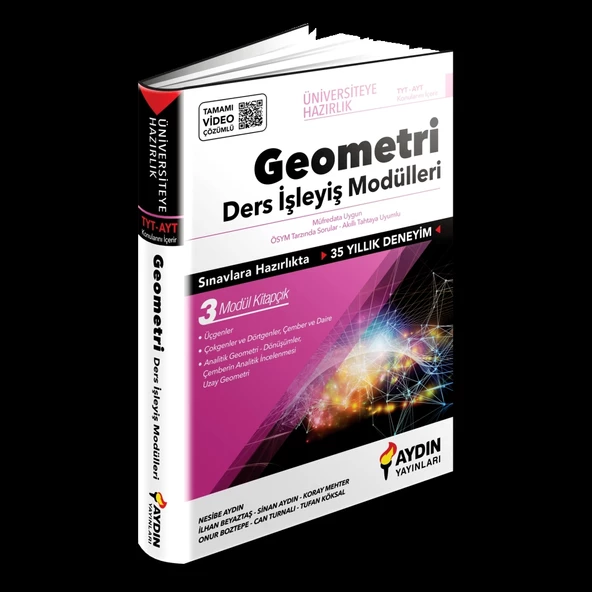 Üniversiteye Hazırlık TYT - AYT Geometri Ders İşleyiş Modülleri ürün görseli 1