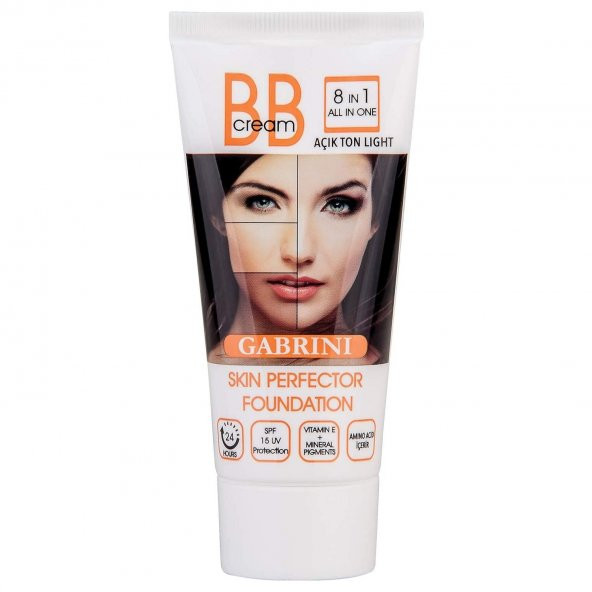 Gabrini Bb Kream Foundation Light Açık Ton 50 ml ürün görseli 1