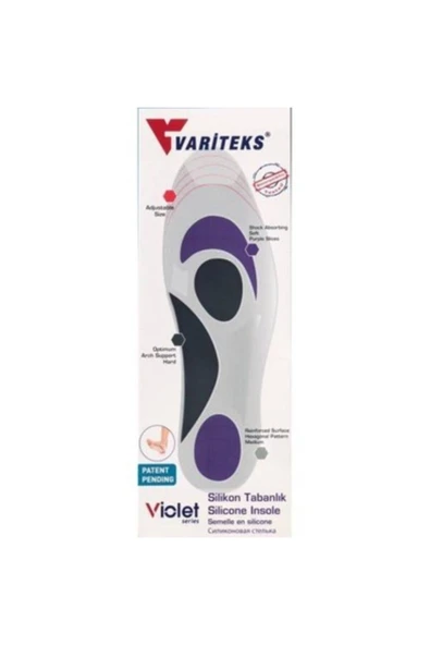 Violet Silikon Tabanlık Topuk Dikeni Planter Fasit VARİTEKS 591 ürün görseli 1