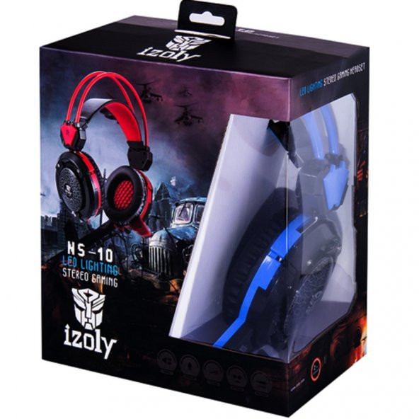 İzoly NS-10 Led Oyuncu Kulaklığı - Resim 2