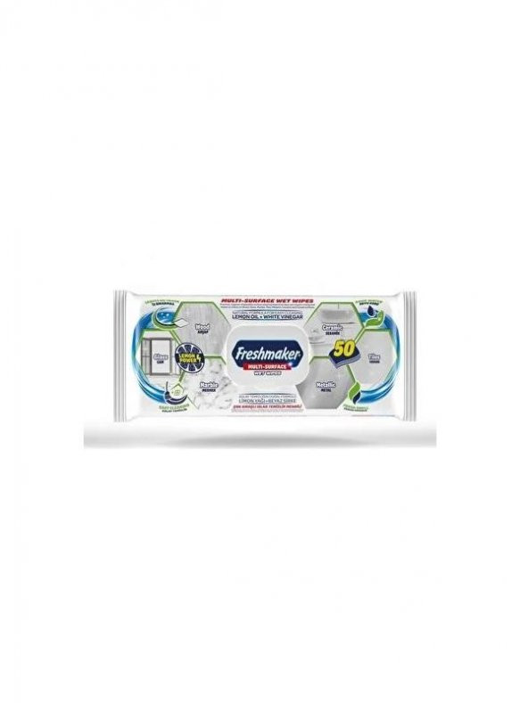 FRESHMAKER ISLAK HAVLU 50 Lİ 290030 ürün görseli 1