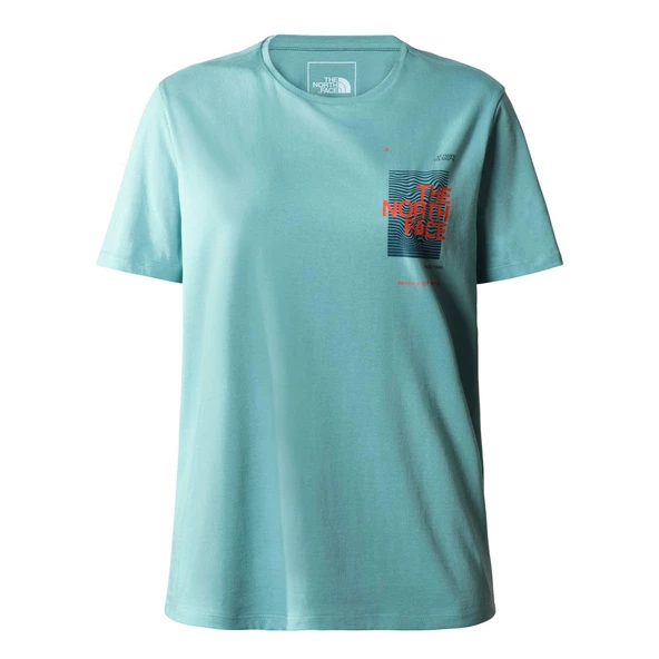 The North Face W FOUNDATION GRAPHIC - EU Kadın Tişört  NF0A55B2LV21 ürün görseli 1