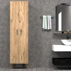 2 Kapılı 49cm Banyo Dolabı Çam - BDL0102 - Resim 6