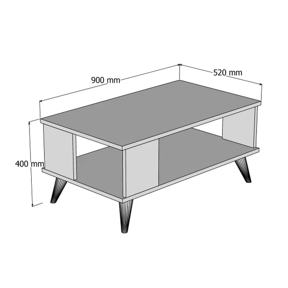 Orta Sehpa Çam- SHP0102 - Resim 4