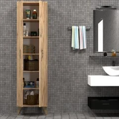 2 Kapılı 49cm Banyo Dolabı Çam - BDL0102 - Resim 3