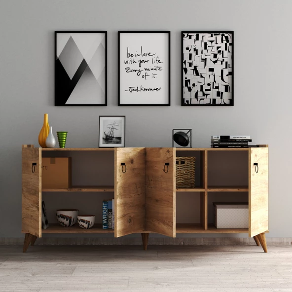 Modern Konsol Çam - KSL0102 - Resim 3