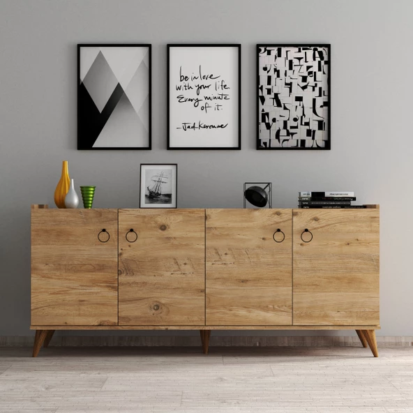 Modern Konsol Çam - KSL0102 - Resim 2