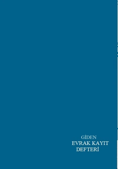 Giden Evrak Kayıt Defteri Ciltli 96 Yp Özkan Koyu Lacivert ürün görseli 1