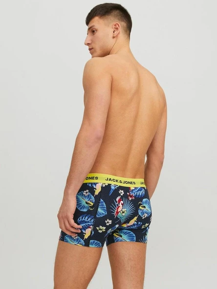 Jack Jones Crazy Solıd 3 Lü Paket Erkek Boxer 12194104 - Resim 2