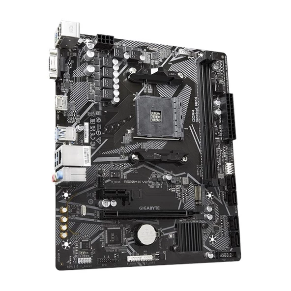 Gigabyte A520M K V2 D4 AM4 Vga Hdmi - Resim 3