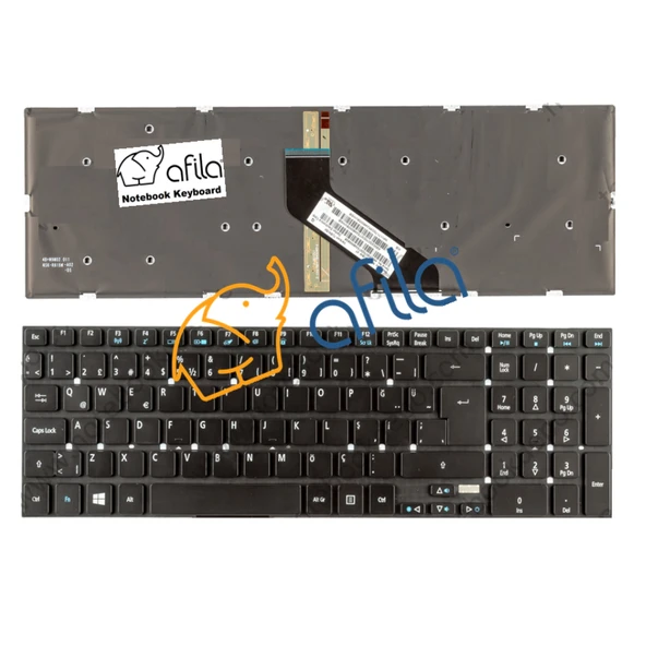 Acer V17 Nitro VN7-791G-745G Notebook Klavye Işıklı (Siyah TR) ürün görseli 1