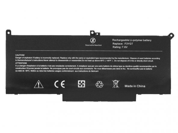 Dell latitude e7480 e7490 e7280 e7290 e7380 e7390 Batarya, Pil / Ver.2 - 4Cell ürün görseli 1