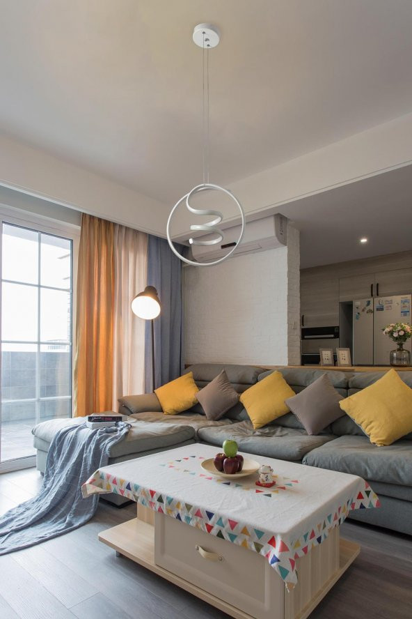 D-light Diamond Ledli Avize Beyaz - Resim 2