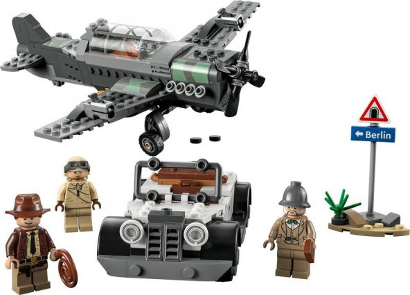 Lego Indiana Jones 77012 Fighter Plane Chase ürün görseli 1