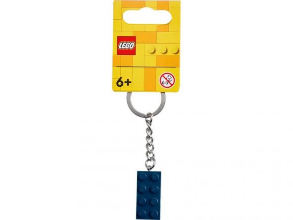 LEGO Brick 854237 Earth Blue 2x4 Keyring ürün görseli 1