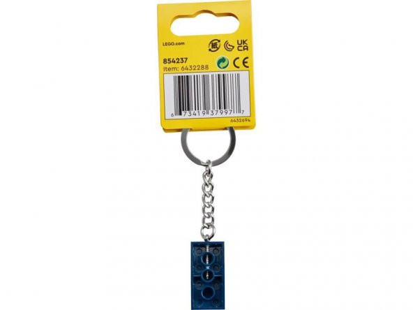 LEGO Brick 854237 Earth Blue 2x4 Keyring - Resim 2