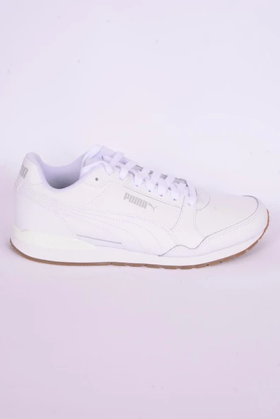 Puma 384855-05 St Runner V3 L Erkek Beyaz-Beyaz Spor Ayakkabı ürün görseli 1