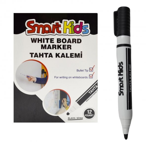 Smart Kıds 3573 Tahta Kalemi - Siyah – 12 Li Paket ürün görseli 1