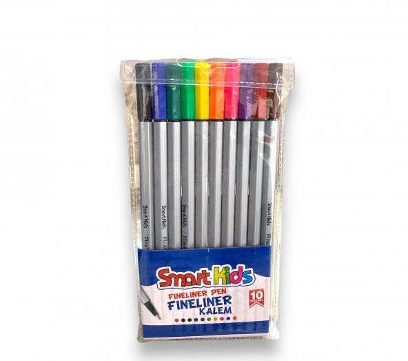 Smart Kıds 3563 Fınelıner Kalem 10 Renk Pvc Paket ürün görseli 1