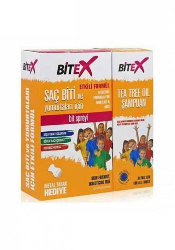 Bitex Bit Spreyi 100 ml + Şampuan 150 ml - Çelik Tarak Hediyeli 8699956000930 ürün görseli 1