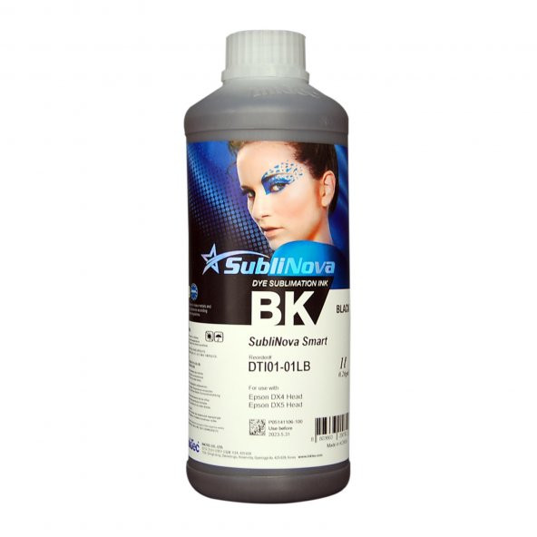 InkTec Sublinova Süblimasyon Mürekkep 1 Litre Siyah DTI01-01LB ürün görseli 1