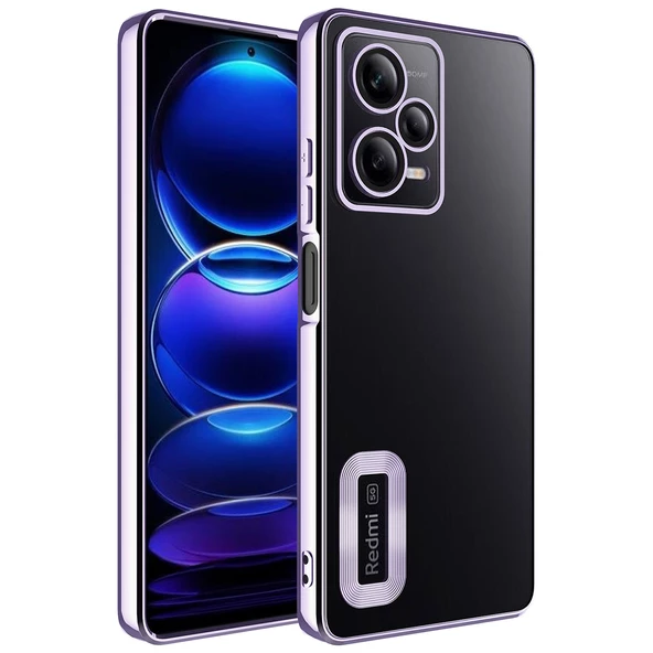 Gpack Xiaomi Redmi Note 12 5G Kılıf Logo Gösteren Kamera Korumalı Silikon Renkli ürün görseli 1